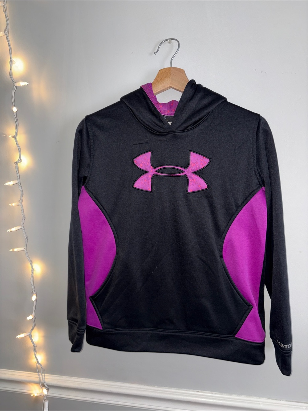 Under Armour Black and Pink Jacket
